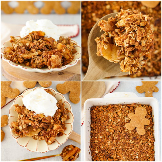 Gingerbread Apple Crumble