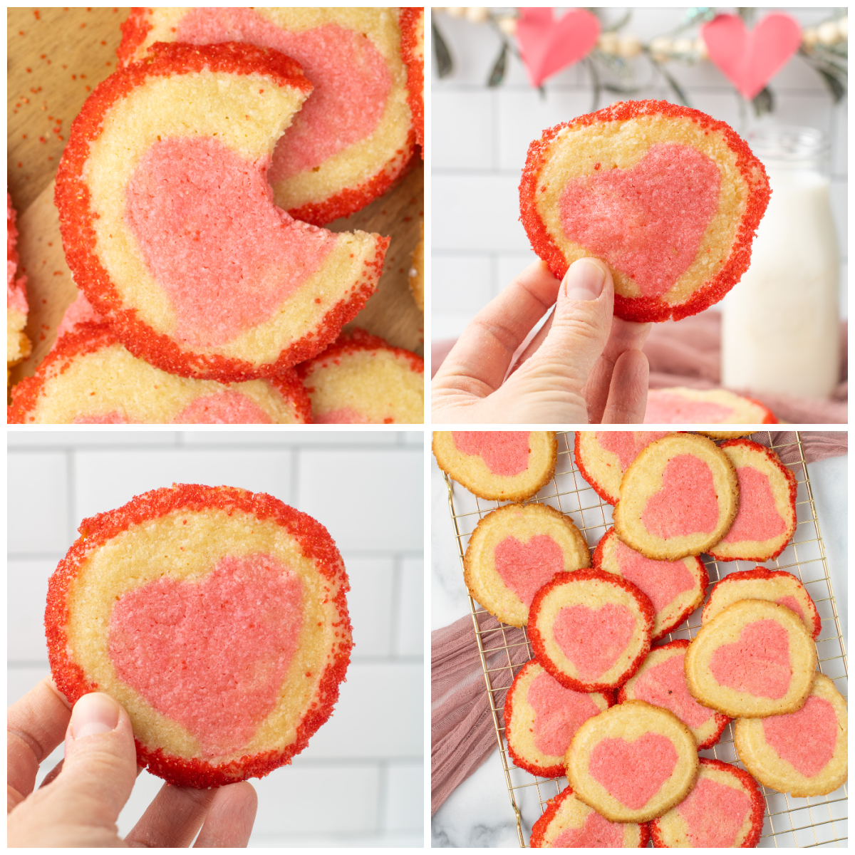 Heart Slice and Bake Cookies