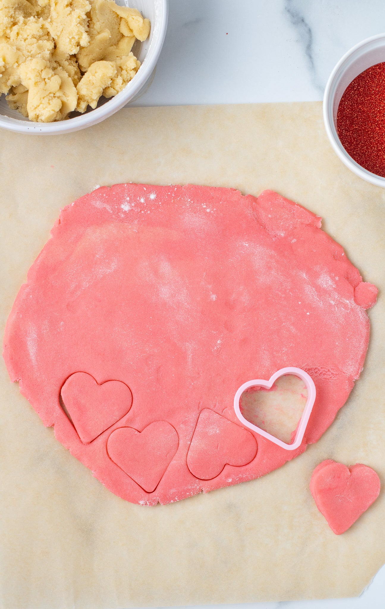 Heart Slice and Bake Cookies