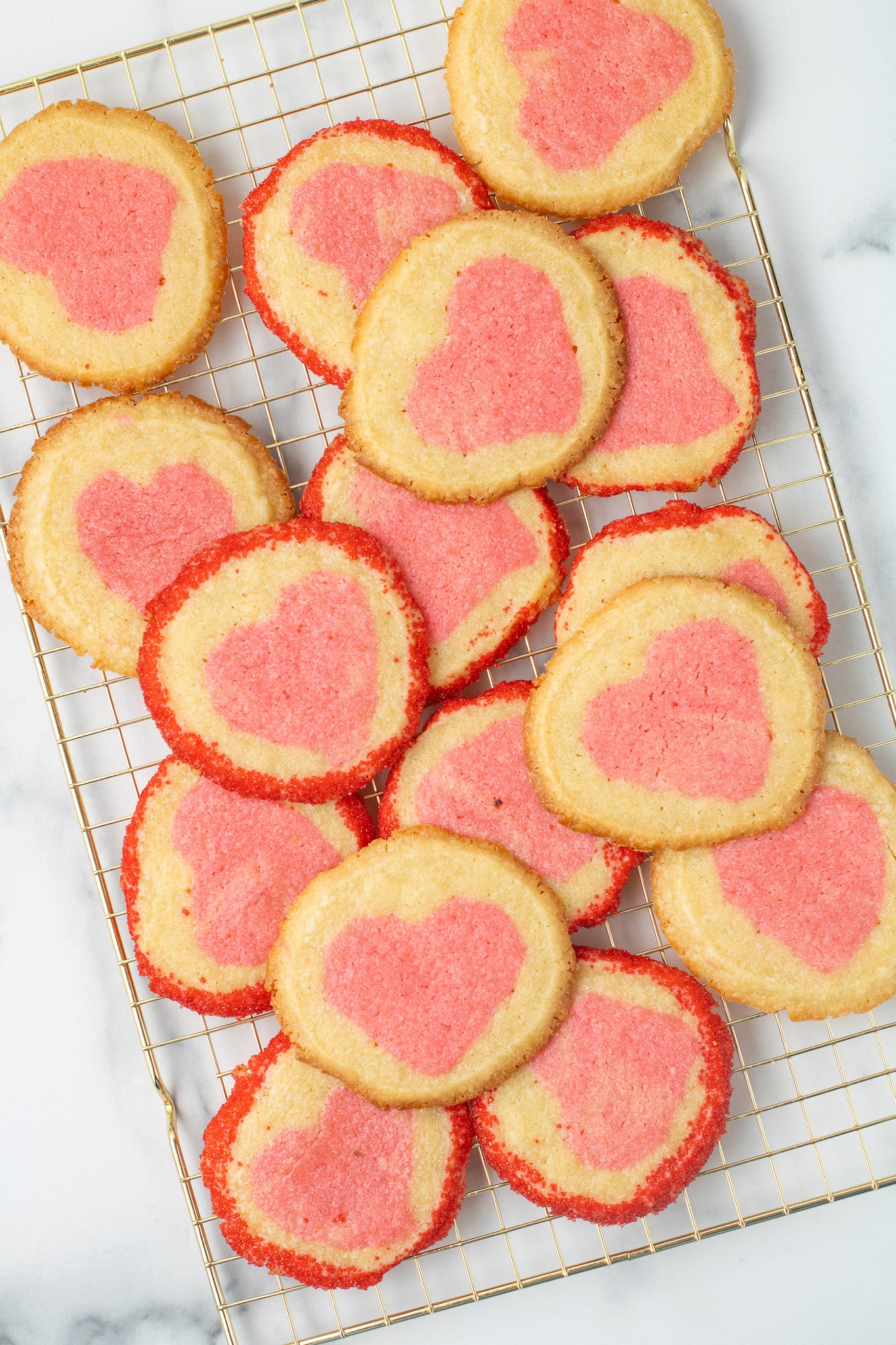 Heart Slice and Bake Cookies