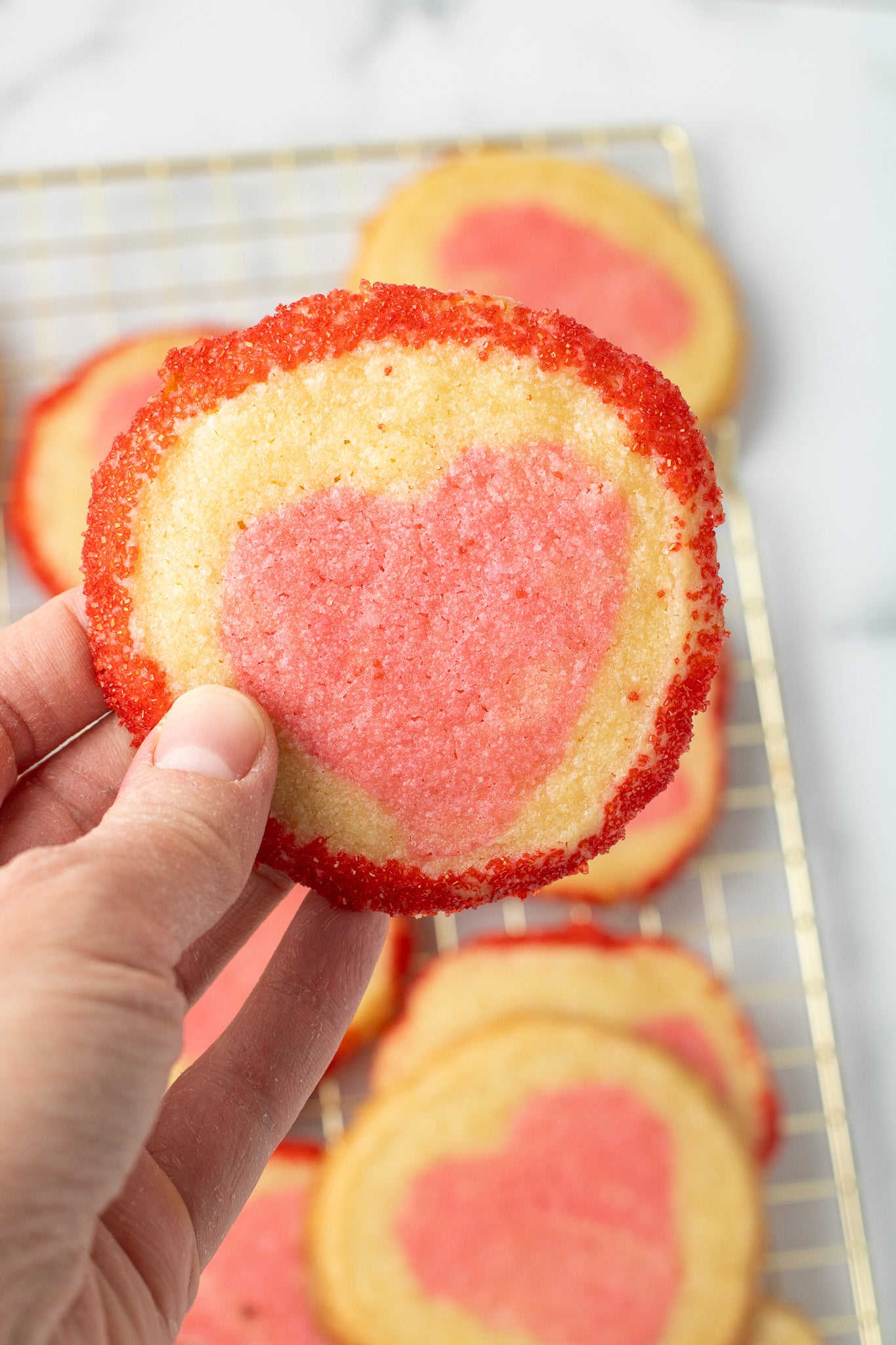 Heart Slice and Bake Cookies