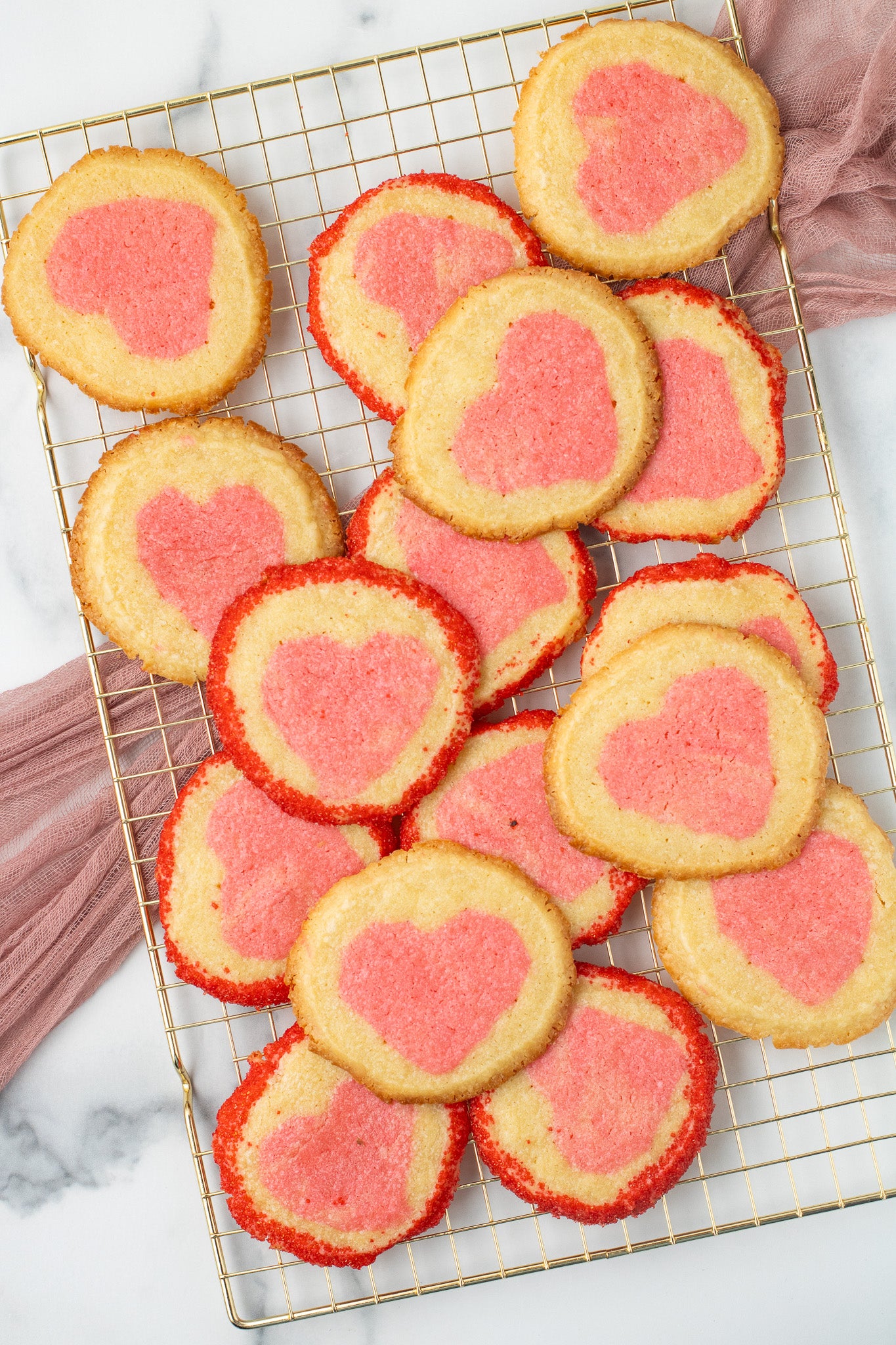 Heart Slice and Bake Cookies