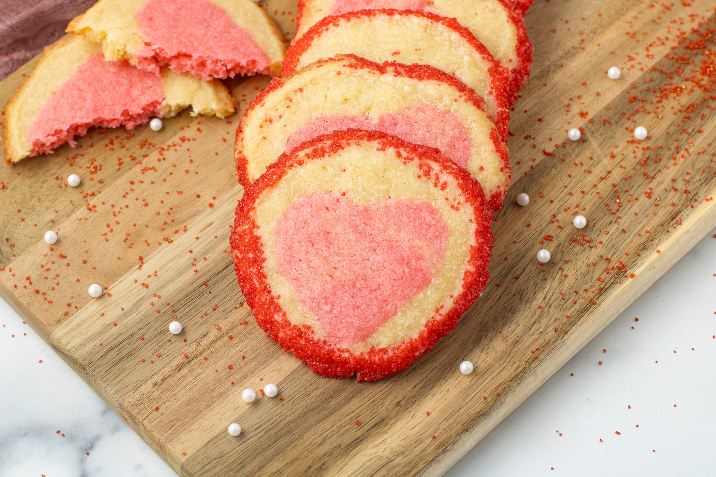 Heart Slice and Bake Cookies