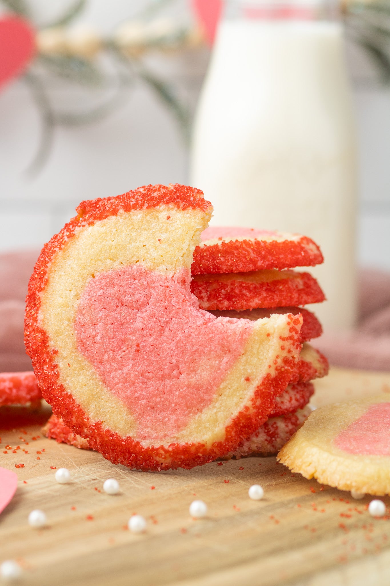 Heart Slice and Bake Cookies